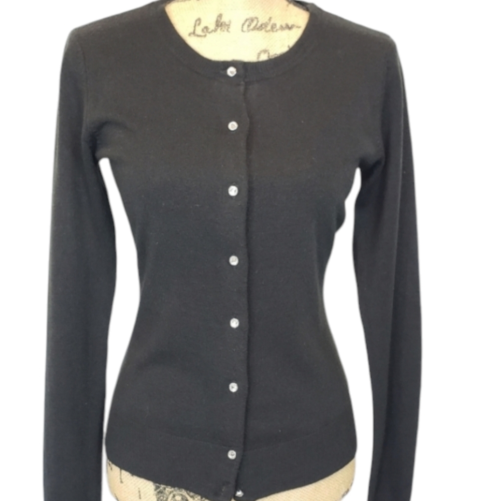 NY&Co. Crystal Button Cardigan